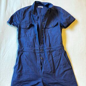 Outerknown S.E.A. Suit Shortall Romper - DARK NAVY